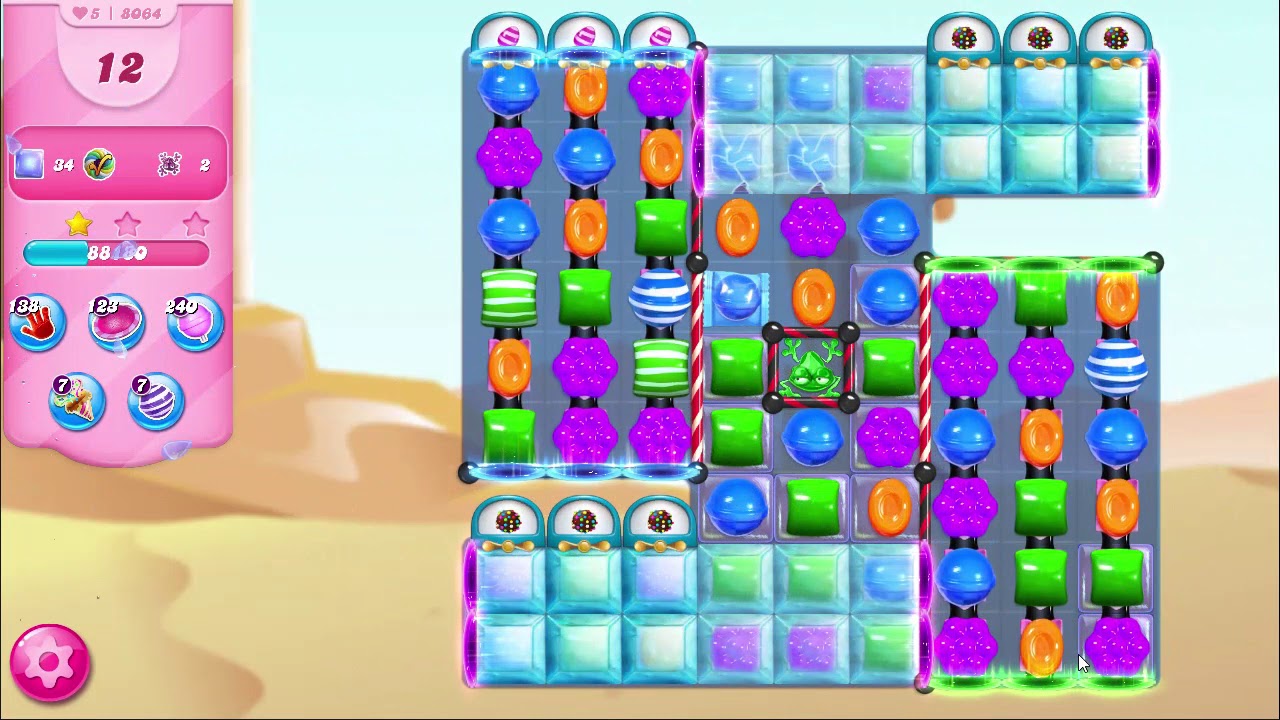 Candy Crush Saga Level 8064 NO BOOSTERS