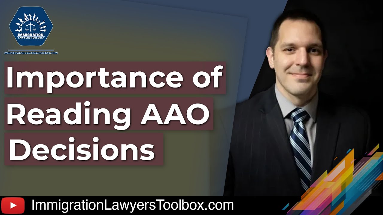 Importance of Reading AAO Decisions