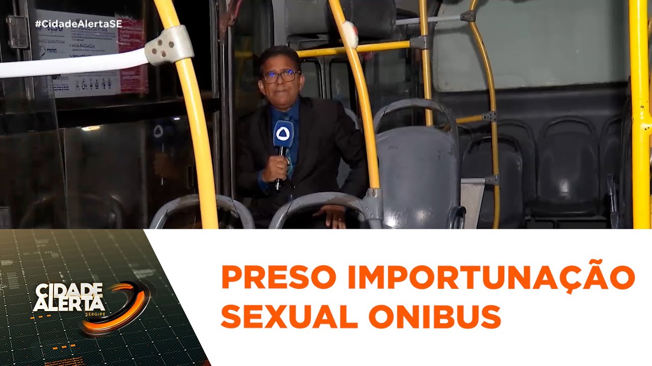 Idoso é preso suspeito de importunação sexual dentro de ônibus do transporte público em Aracaju - CA