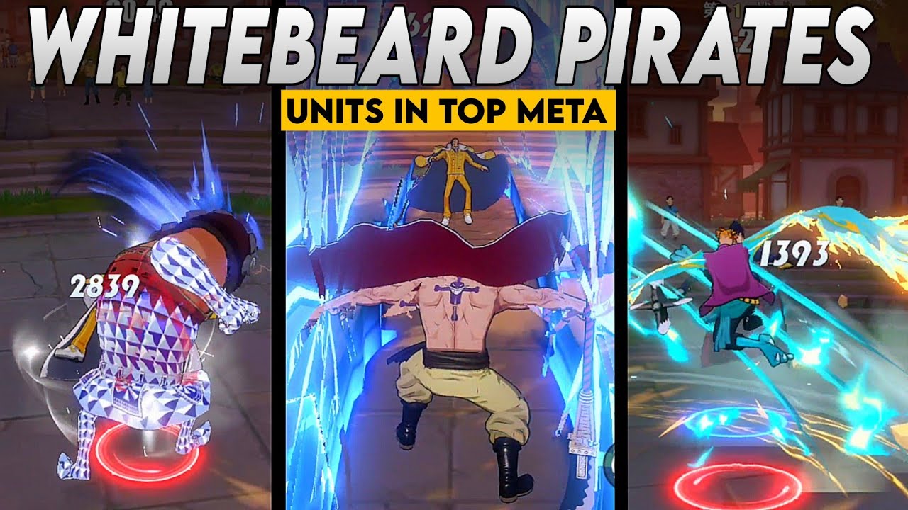 YONKO ATTACKS!!! Whitebeard Pirates 1vs3 PvP Gameplay | One Piece Fighting Path