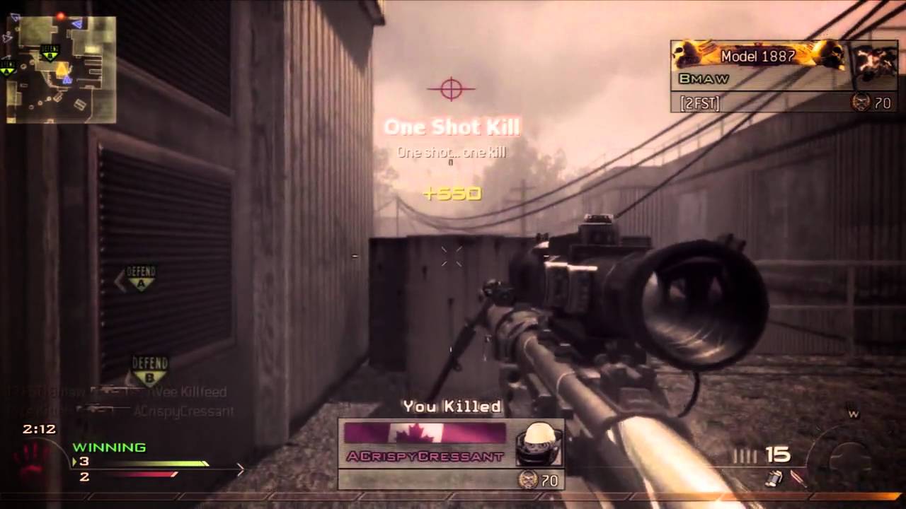 RiZe Kitteh's MW2 SnD Montage - Edited by A G O N Y VII