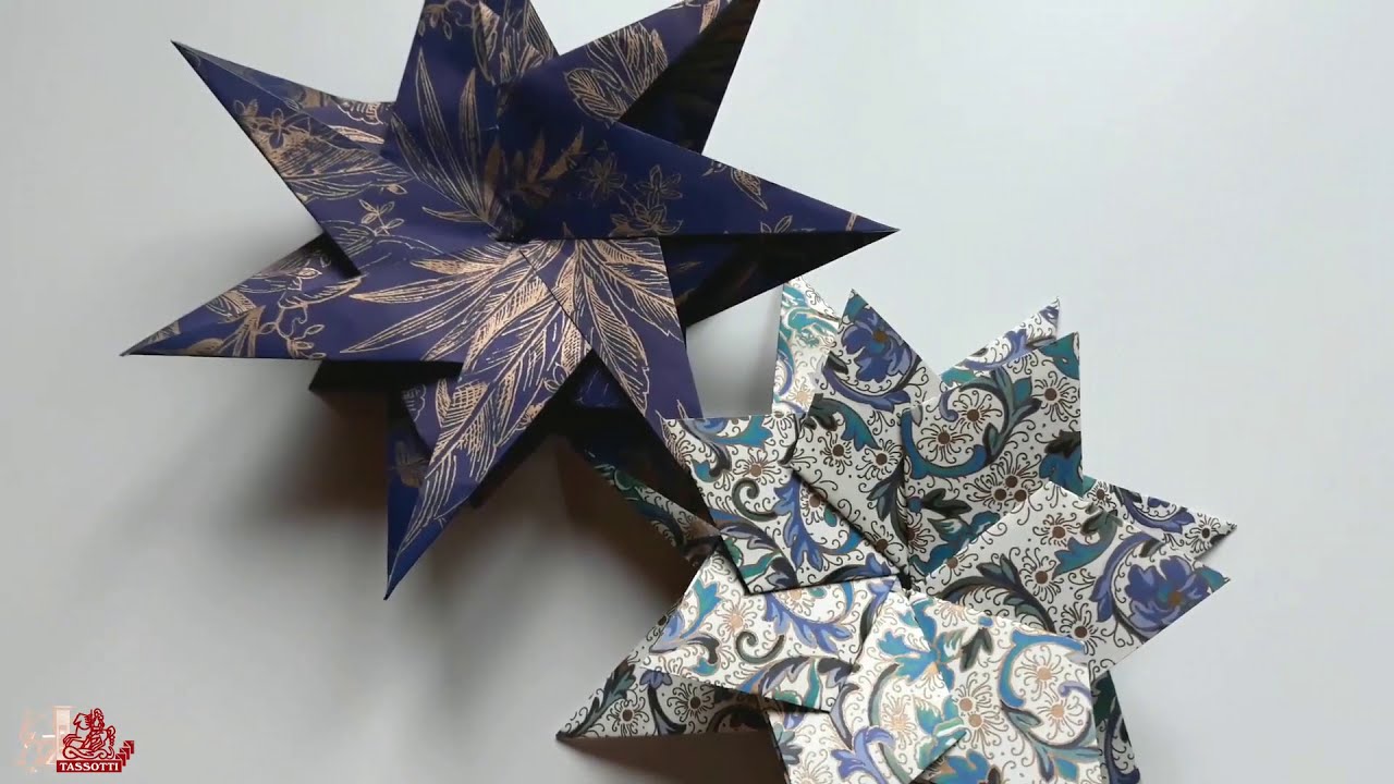 Tutorial Tassotti: come creare una stella aurora origami