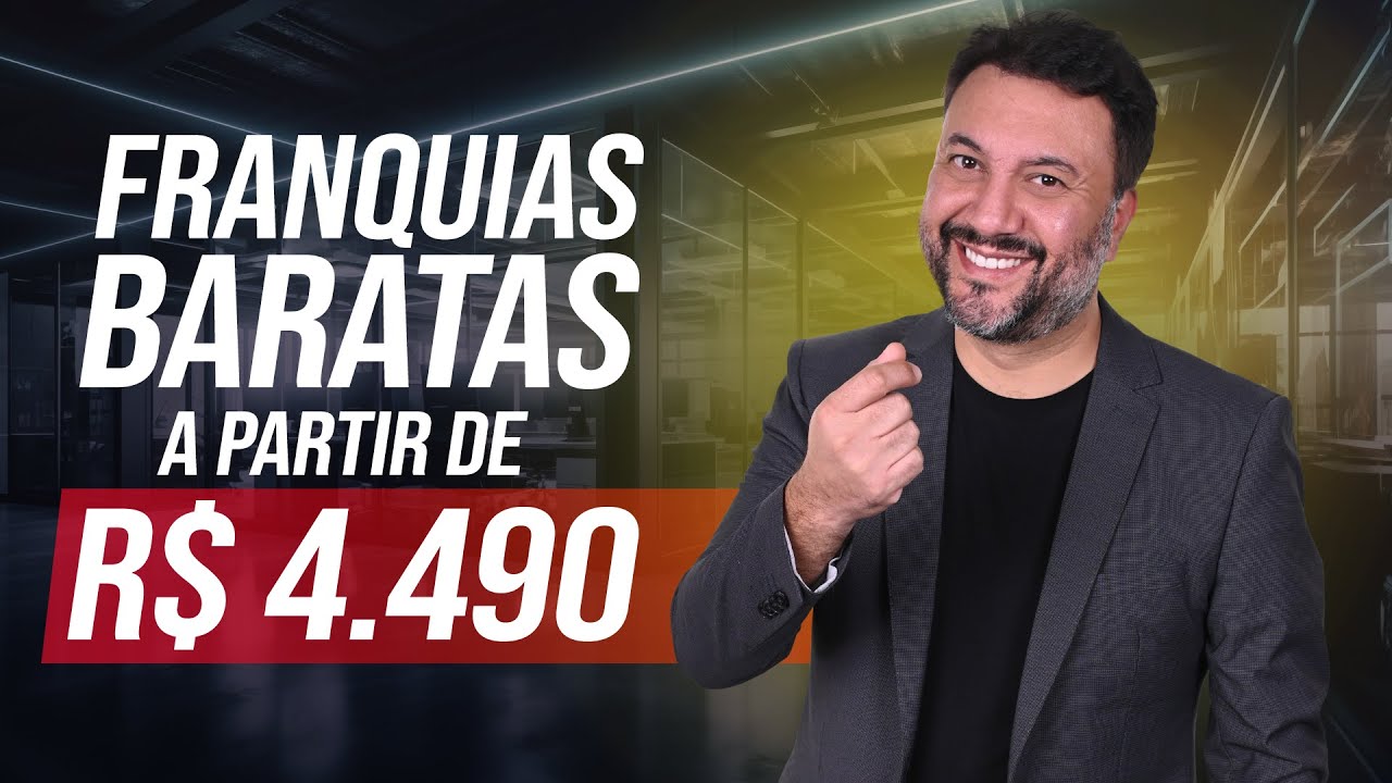5 MELHORES FRANQUIAS PARA INVESTIR EM 2026 ( FRANQUIAS BARATAS! )