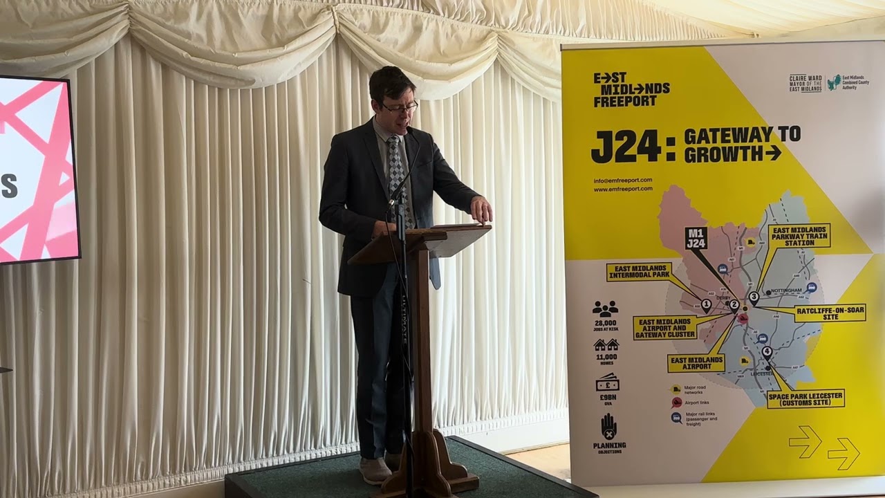 James Naish - Gateway to Growth: Connecting East Midlands Freeport event in parliament
