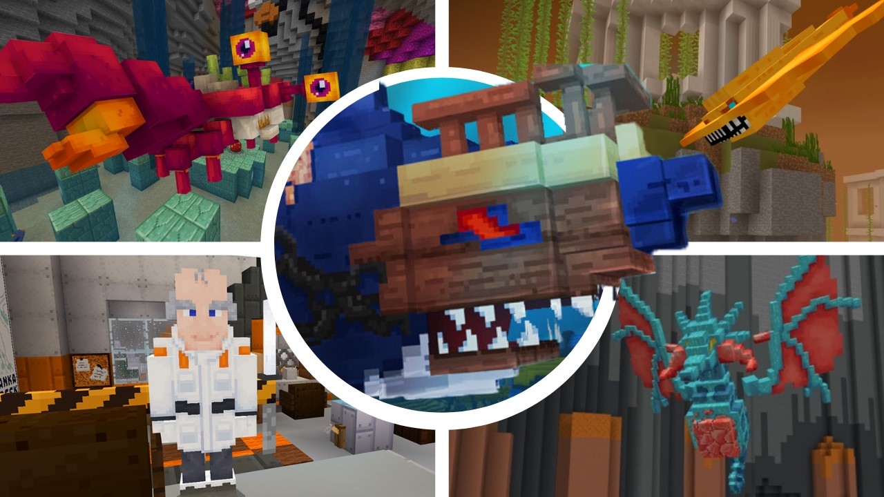 Monsters of The Deep By Noxcrew - All Bosses/All Boss Fights + ENDING | Minecraft Marketplace Map