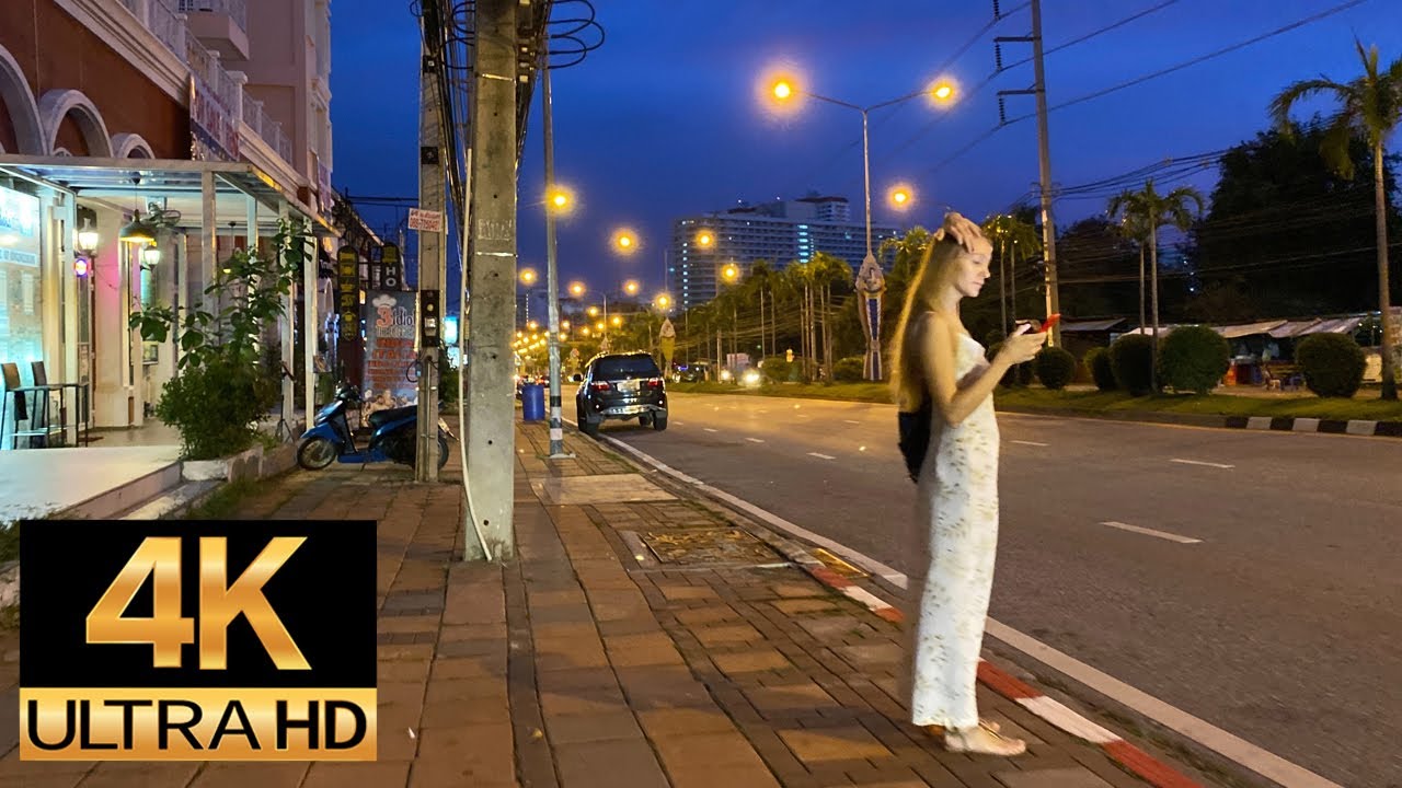 Pattaya 4K Walk 2020 Sep 22. ThapprayaRoad