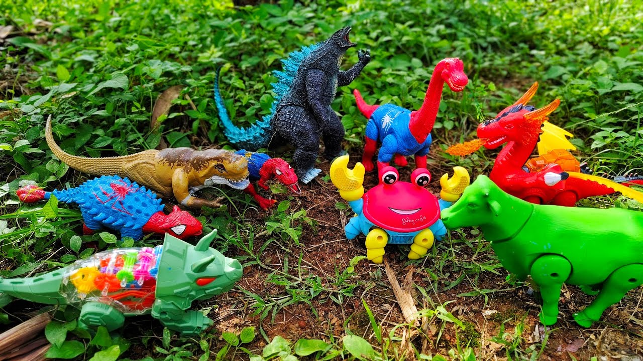 Dinosaurus Jurassic World Dominion: T-rex/ Brachiosaurus/ Skibidi/ Spider-Man/ KingKong/ KingGidorah