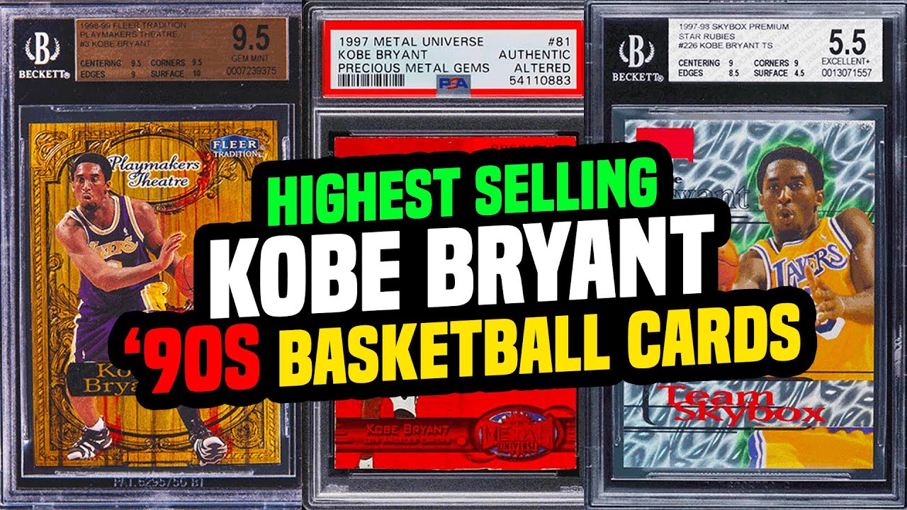 These '90s Kobe Bryant Basketball Cards Are Selling for Big Money 🔥💸
