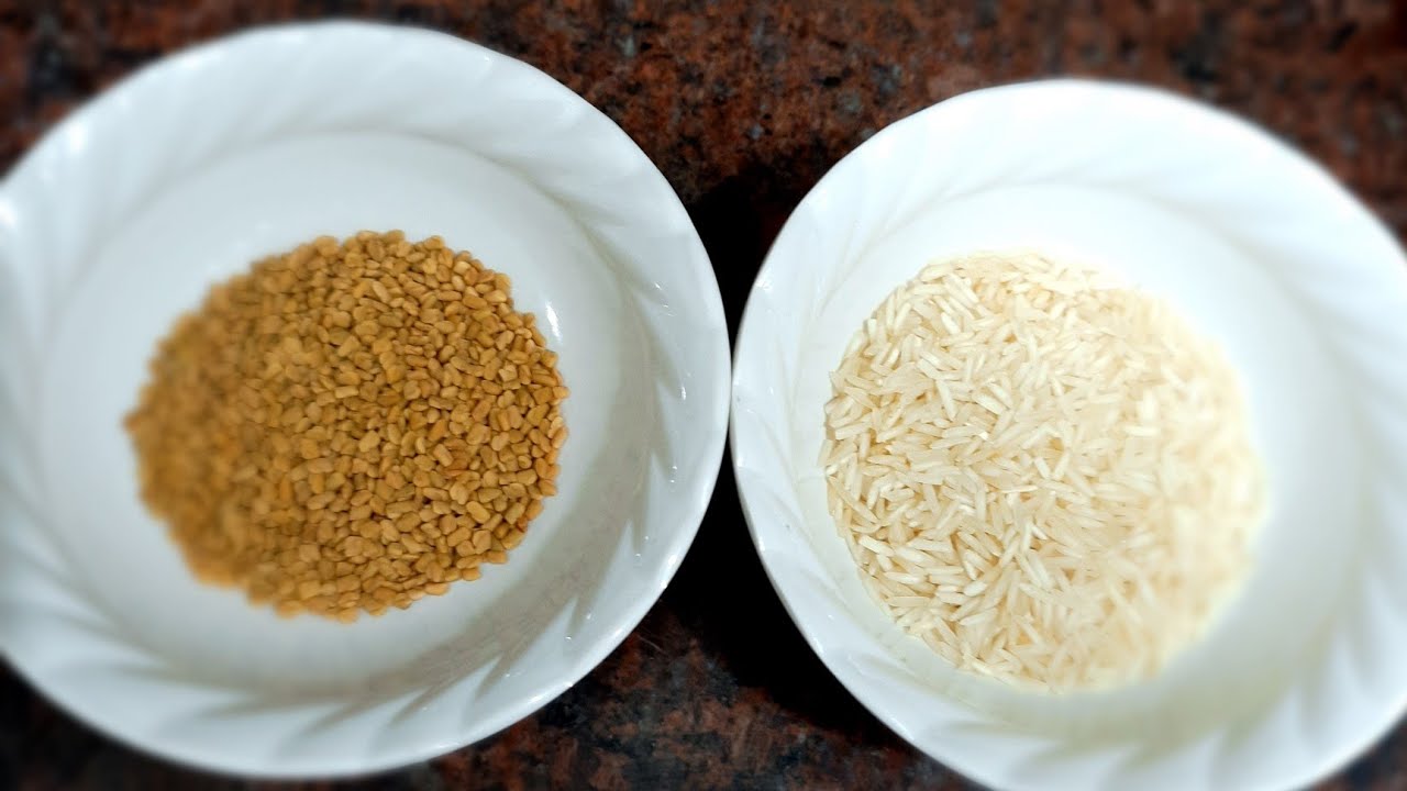 Rice n Methi Hair Pack # Get Silky Shiny Long Hair # Hair Fall control with Rice n Methi