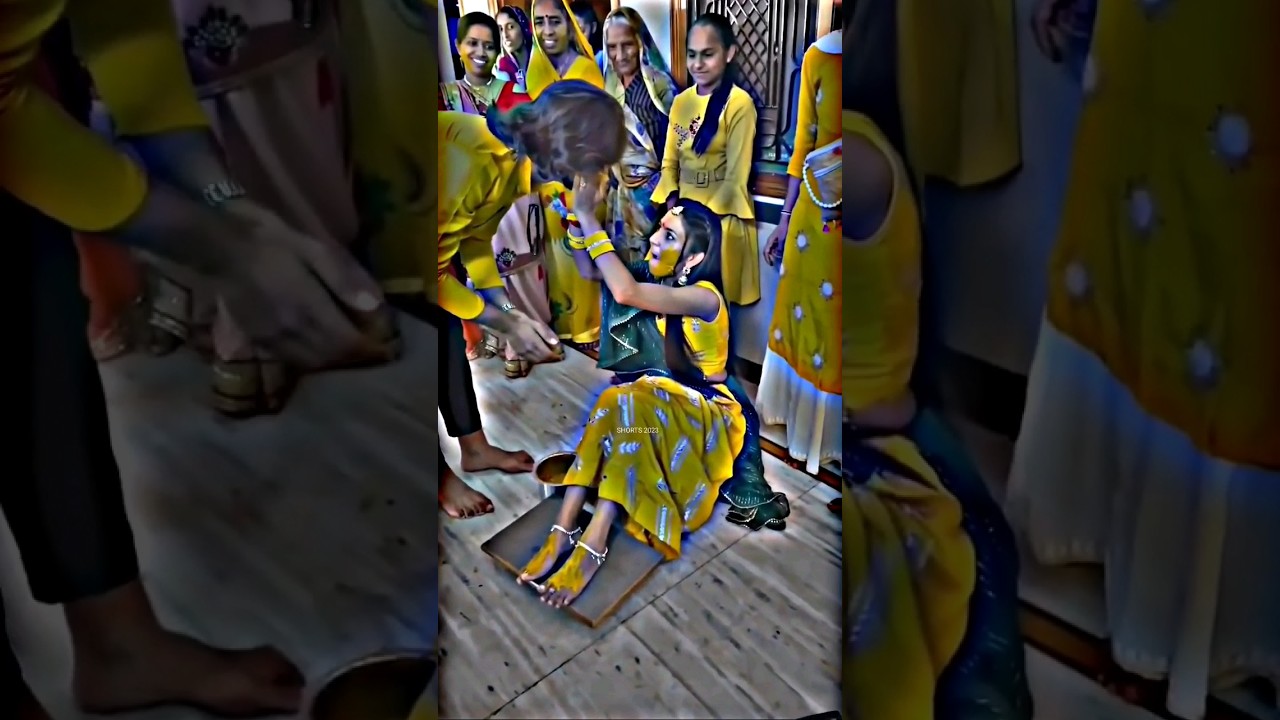 Sister brother love &hearts;️ scence | at wedding haldi || #shorts #haldi #lovestatus