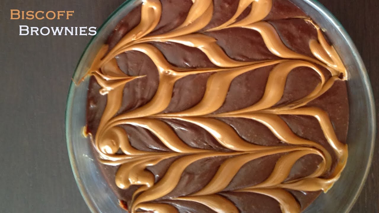 Lotus Biscoff Brownies | The Quickest Brownies Recipe | No Mixer