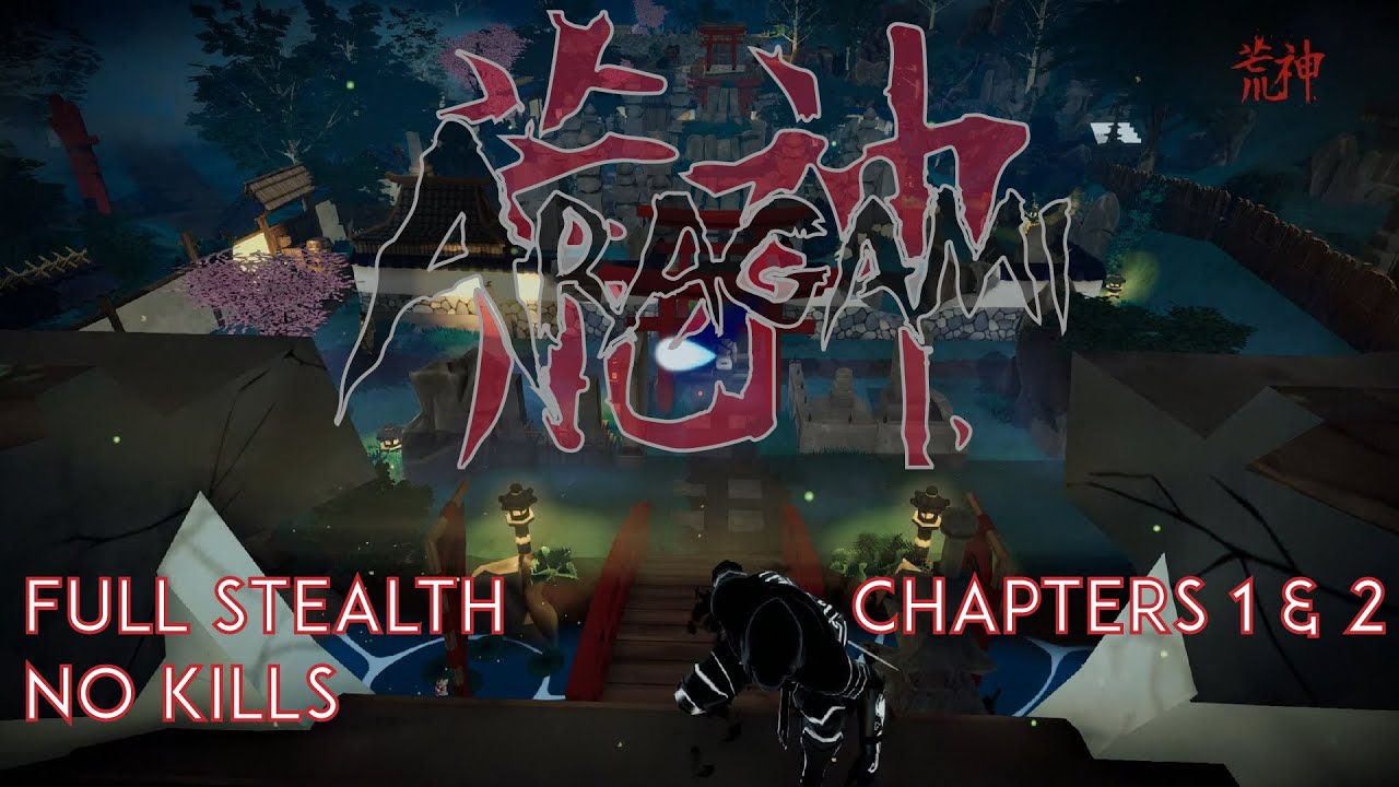 Aragami - Stealth Walkthrough - Chapters 1 & 2 | No Kills or Detections | All Scrolls