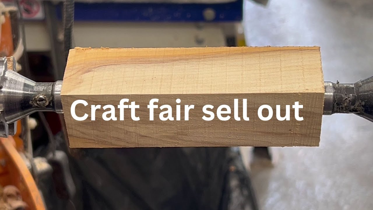 Woodturning. Craft fair sell out! Never thought these would sell so well! 