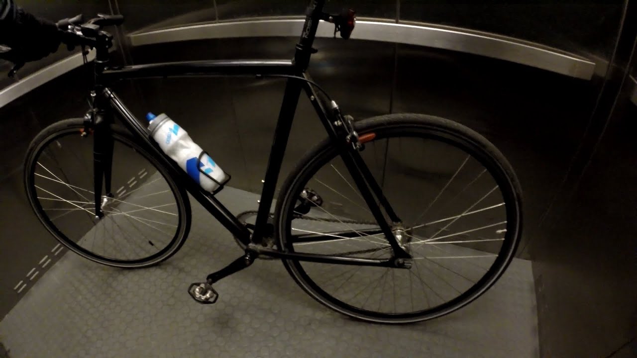 Going Up! 10 Story Parking Garage Bike Commute BikeBlogger