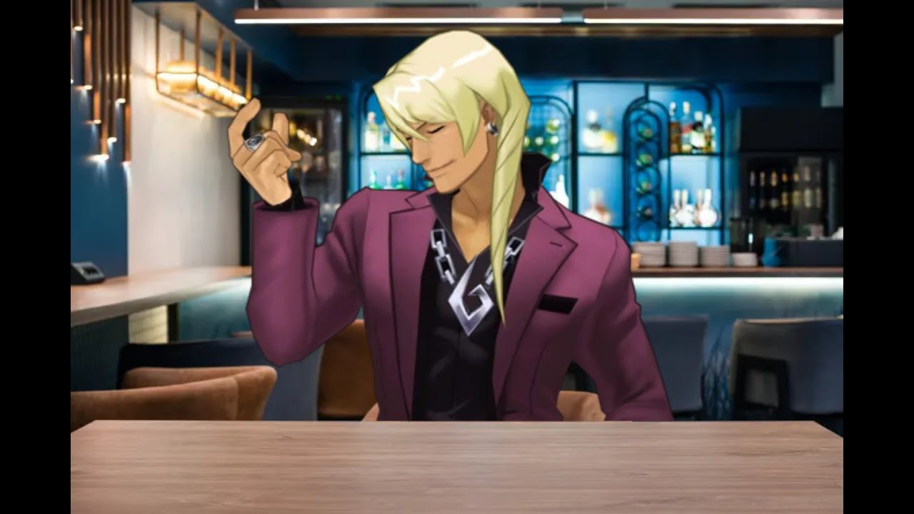 klavier gavin traumadumps at a restaurant (objection.lol)