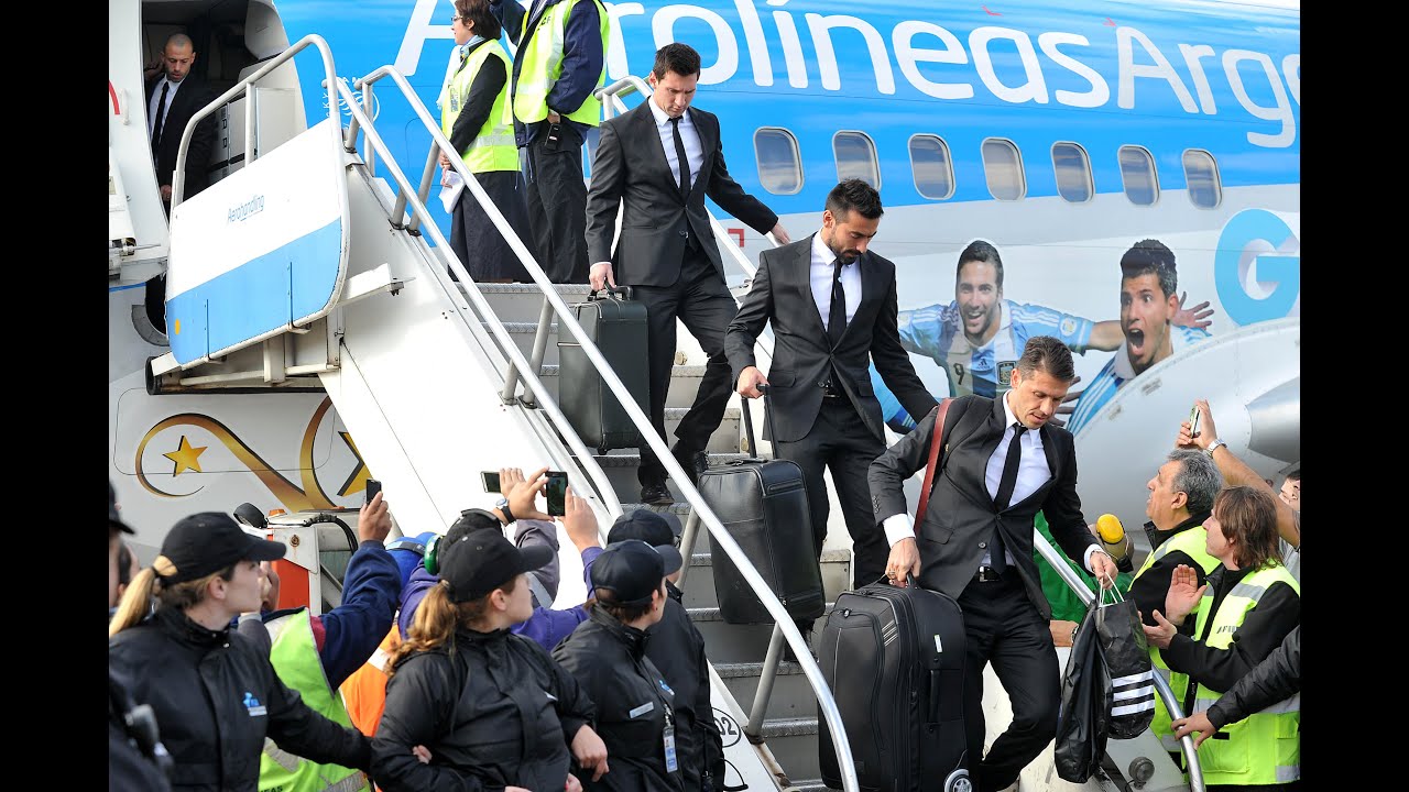 40 millones de gracias. El emotivo regreso de la Selección Argentina de Fútbol al país. Mundial 2014