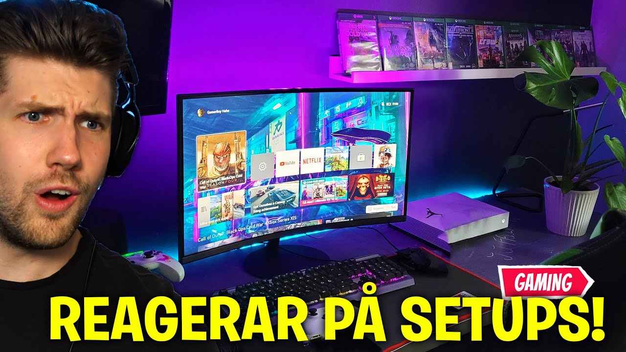 HANS SETUP SER UT SOM EN TV-SPELSBUTIK!? *REAGERAR PÅ ERA SETUPS DEL 4*