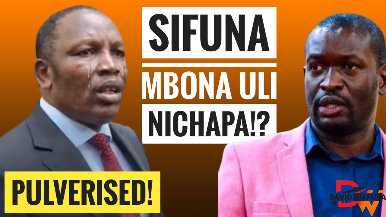 NO MERCY! SIFUNA CONTINUES TO MAUL SAMBURU GOVERNOR LELELIT IN SENATE!