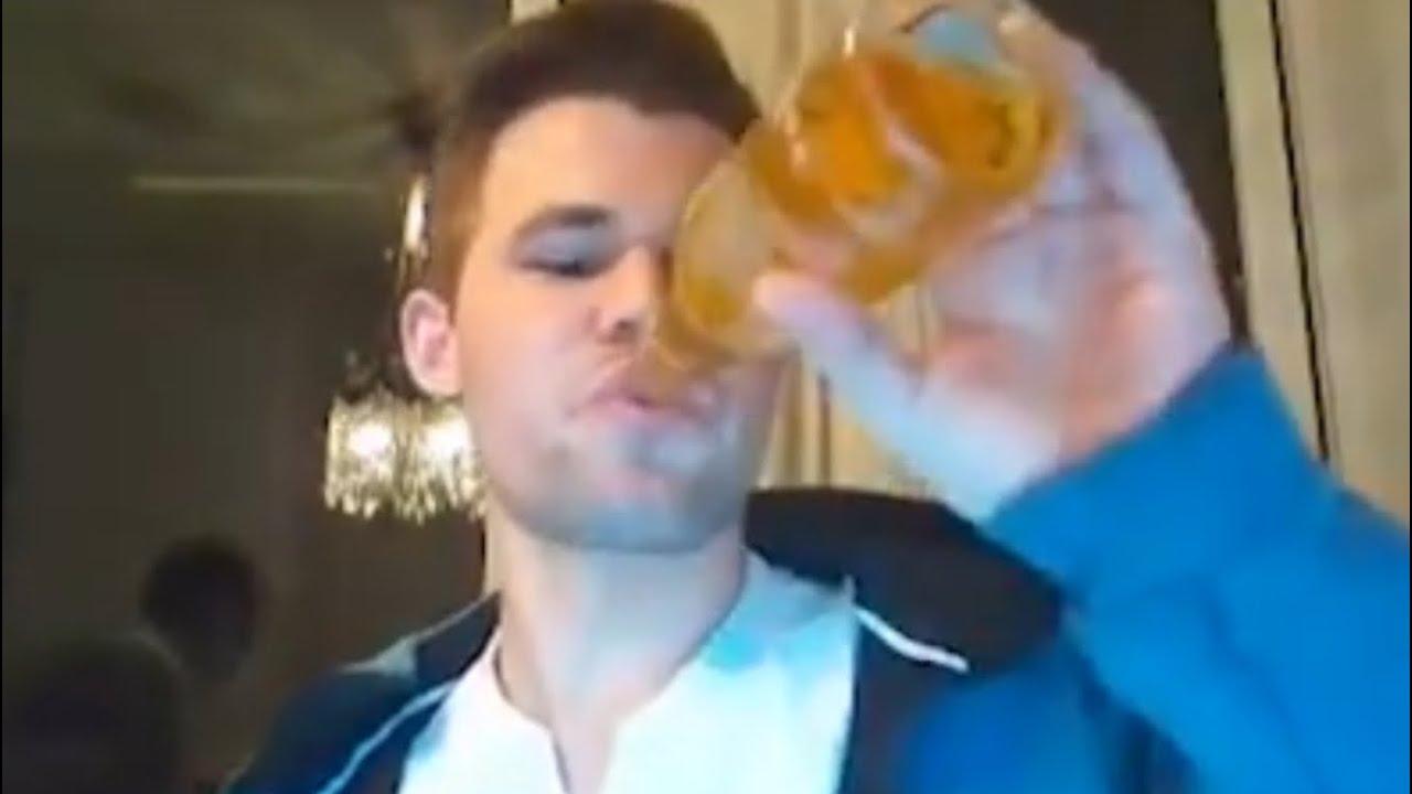 Drunk Magnus Carlsen is HILARIOUS