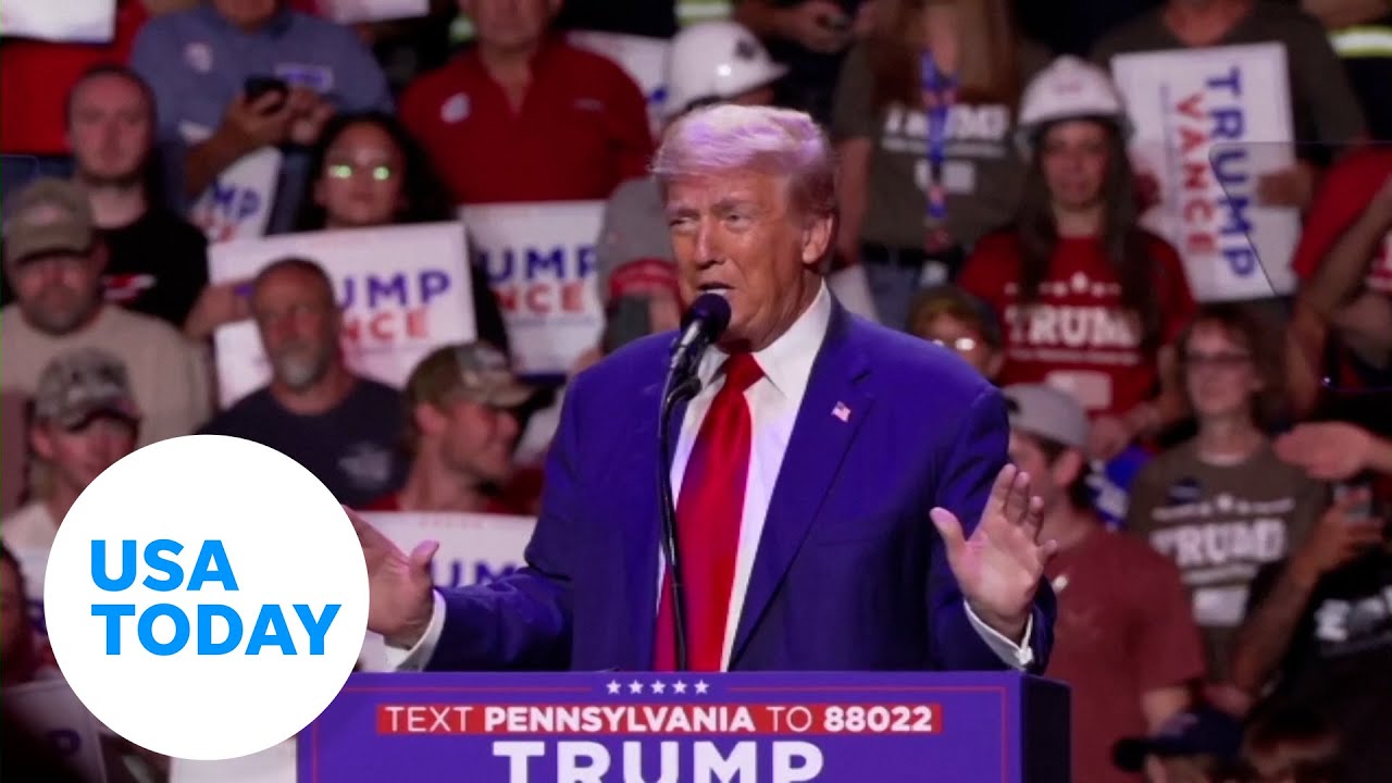 Trump on the campaign trail in swing state Pennsylvania | USA TODAY