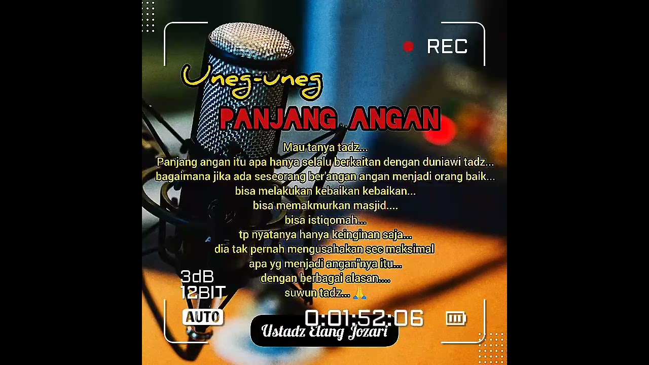 Panjang Angan //Ustadz Elang Jozari