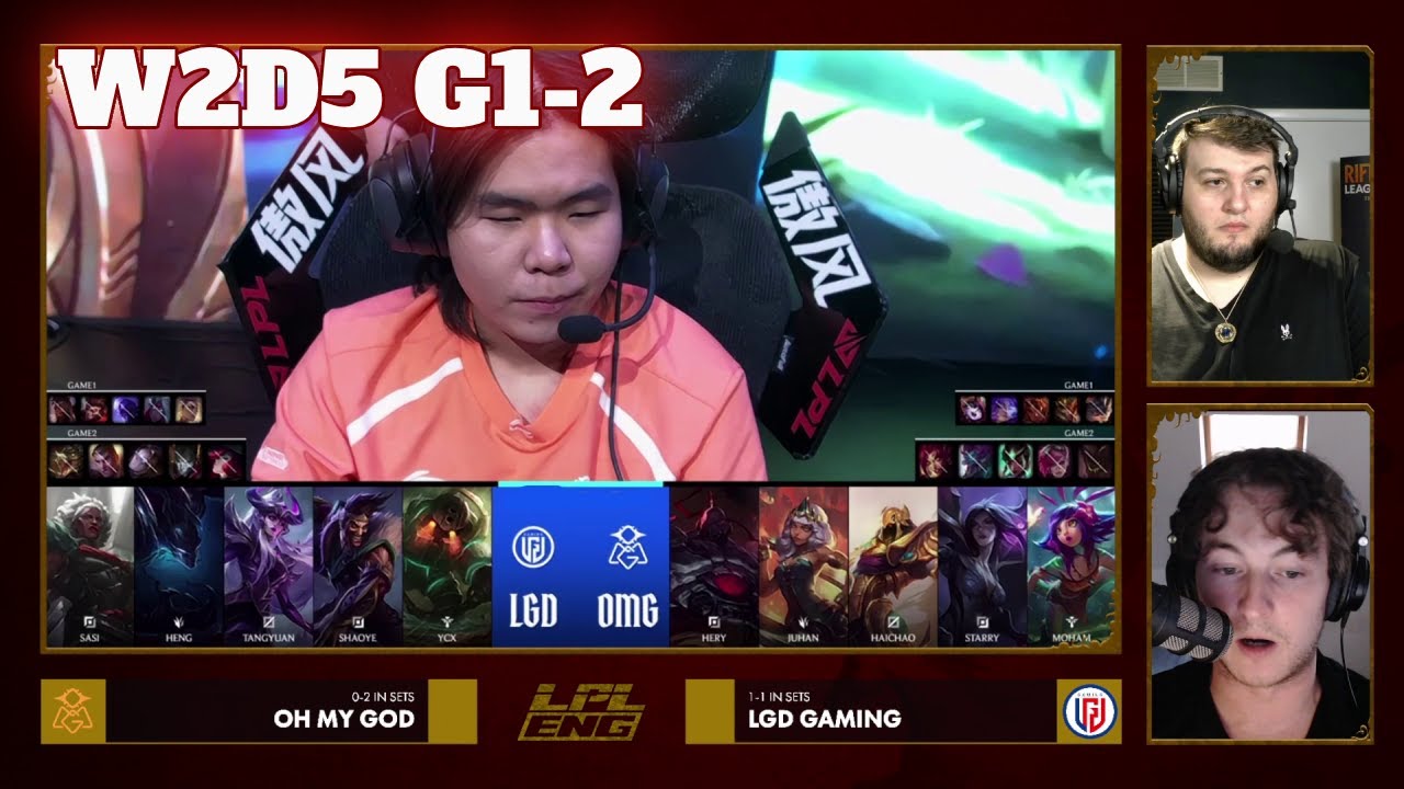 OMG vs LGD - Game 2 | Week 2 Day 5 LPL Winter 2026 Split 1 | Oh My God vs LGD Gaming G2 full