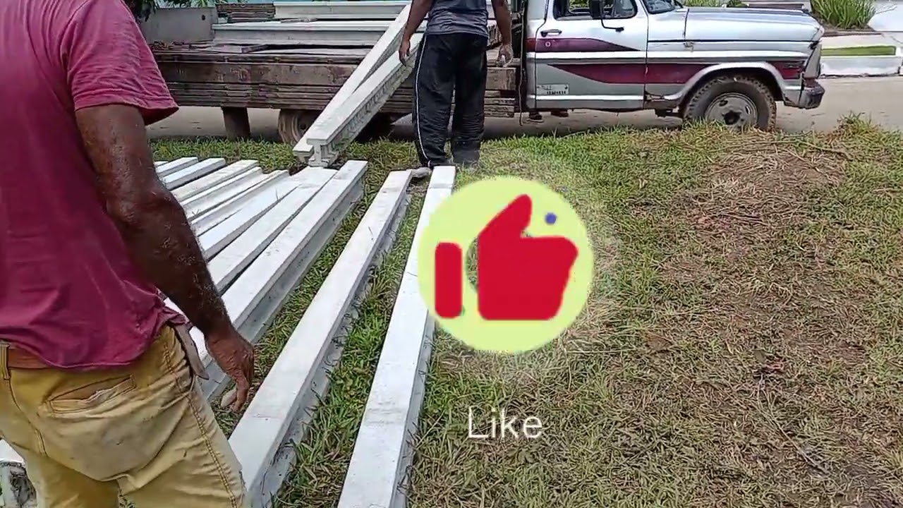 coluna H para muro muito prático