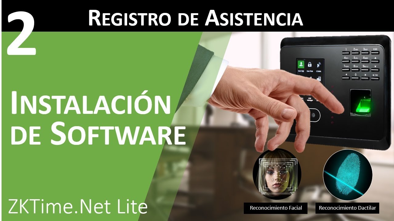 2/8 Instalación del Software - zkTime.net Lite