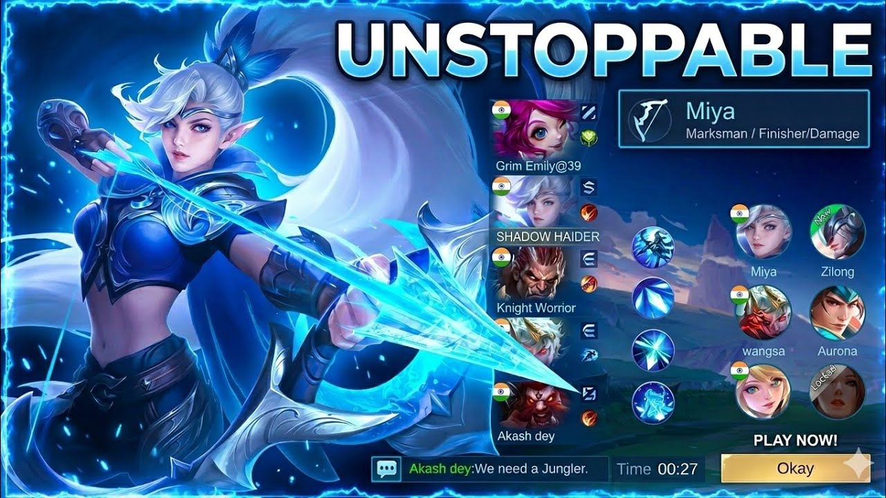 MIYA IS UNSTOPPABLE 😈 Full Damage 2026 | Mobile Legends 5v5 Savage Gameplay