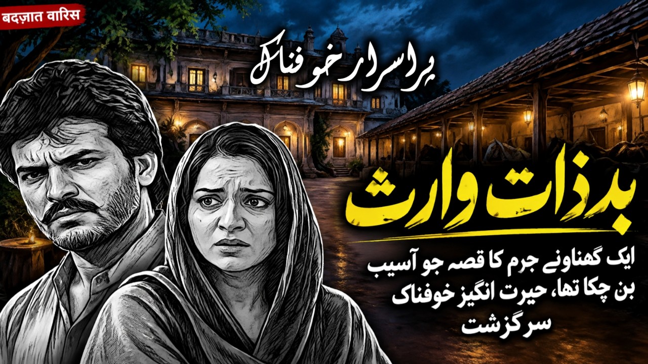 Bad Zaat Waris | बदज़ात वारिस | Urdu Hindi Horror Story | Urdu Galaxy