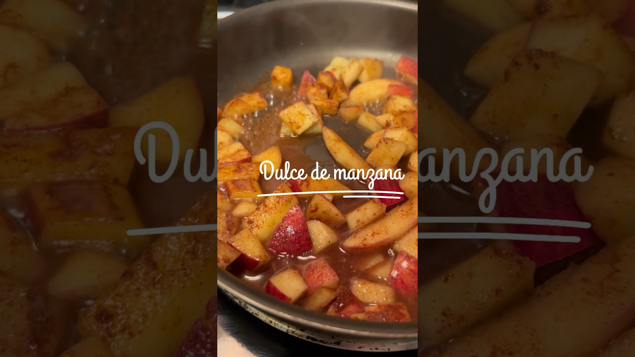 Dulce de manzana s&uacute;per rico y f&aacute;cil de preparar 🤤#postres  #recetaf&aacute;cilyr&aacute;pida  #recetadulce