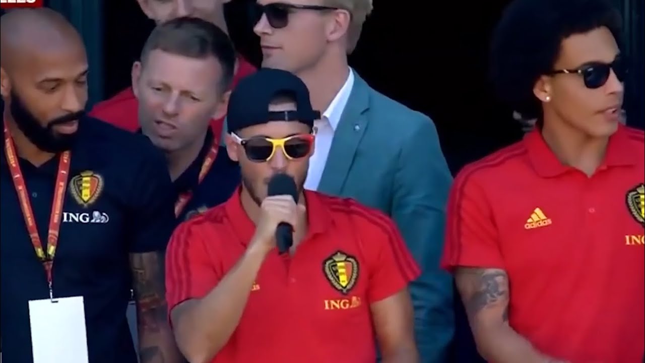 DJ Eden Hazard CHAUD met une AMBIANCE de feu 🔥! devant 10000 supporters à la grande place Bruxelles