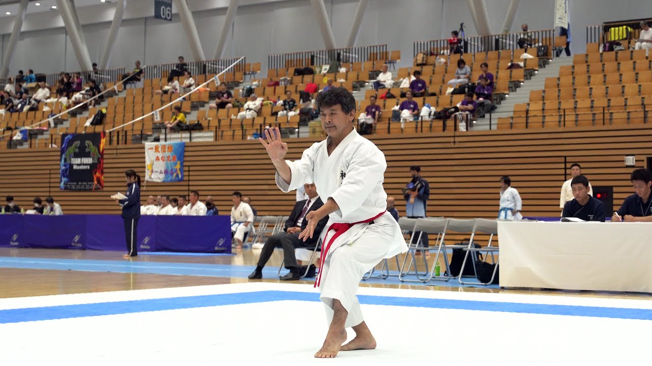 内田正晴先生によるセイサン 日本スポーツマスターズ2023福井大会空手道競技会にて