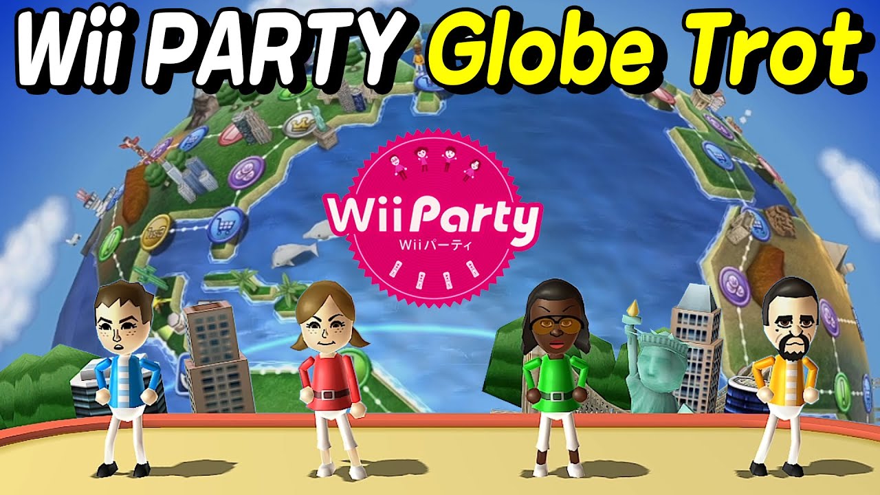 Wii Party - Globe Trot (Master com) AGT499 Vs Lucia Vs Jackie Vs Victor |  AlexGamingTV