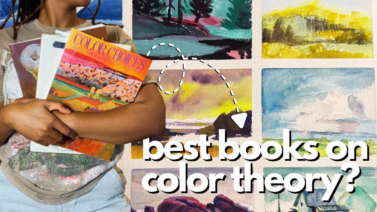 My Favorite Books on Color Theory! Practice Color Theory With Me in Gouache