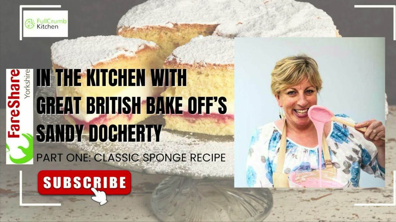 Sandy Bakes Episode One Sponge Cake | Surplus Food Challenge | #greatbritishbakeoff #bakeoff