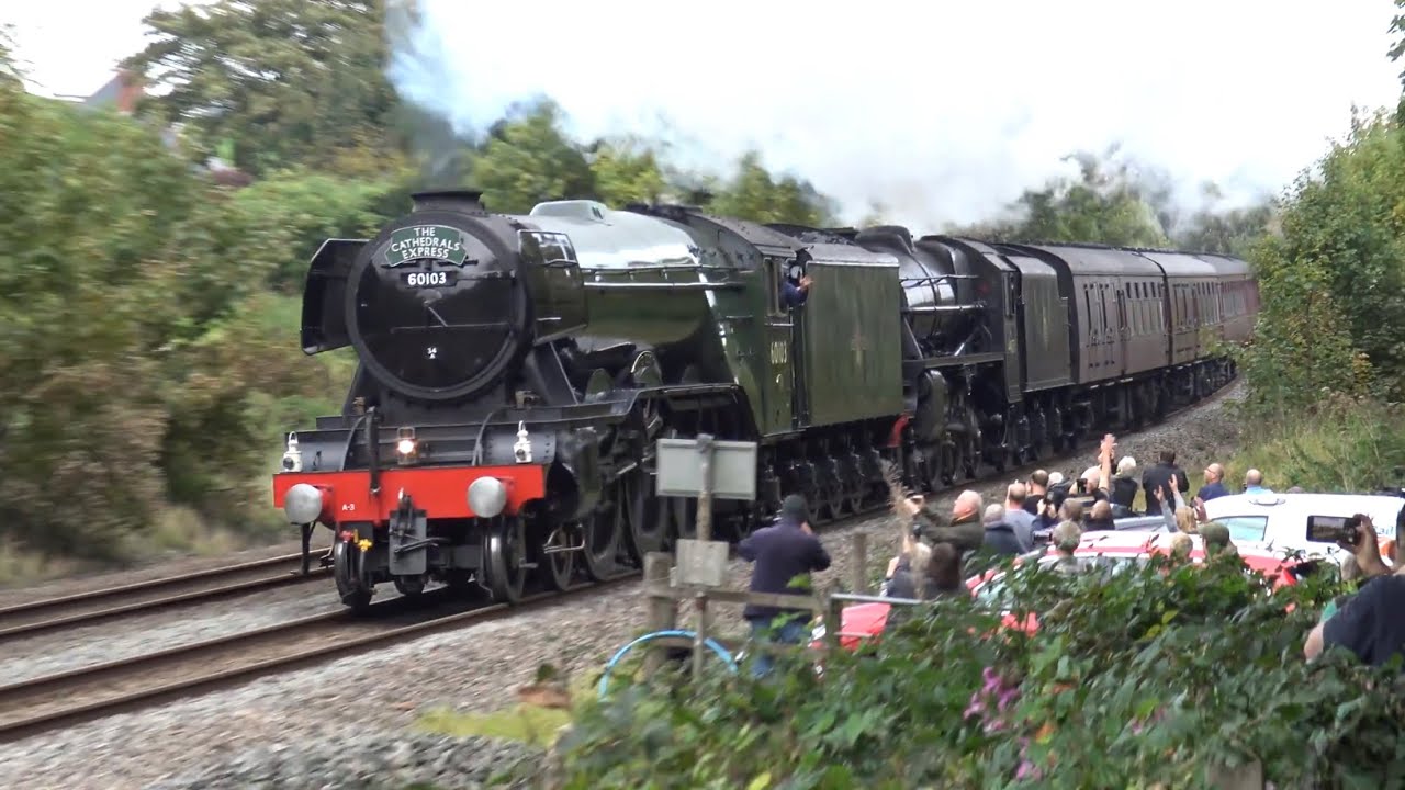 (4K) 60103 Flying Scotsman & Black 5 44871 The Cathedrals Express in the Southwest Day 1&3 2018