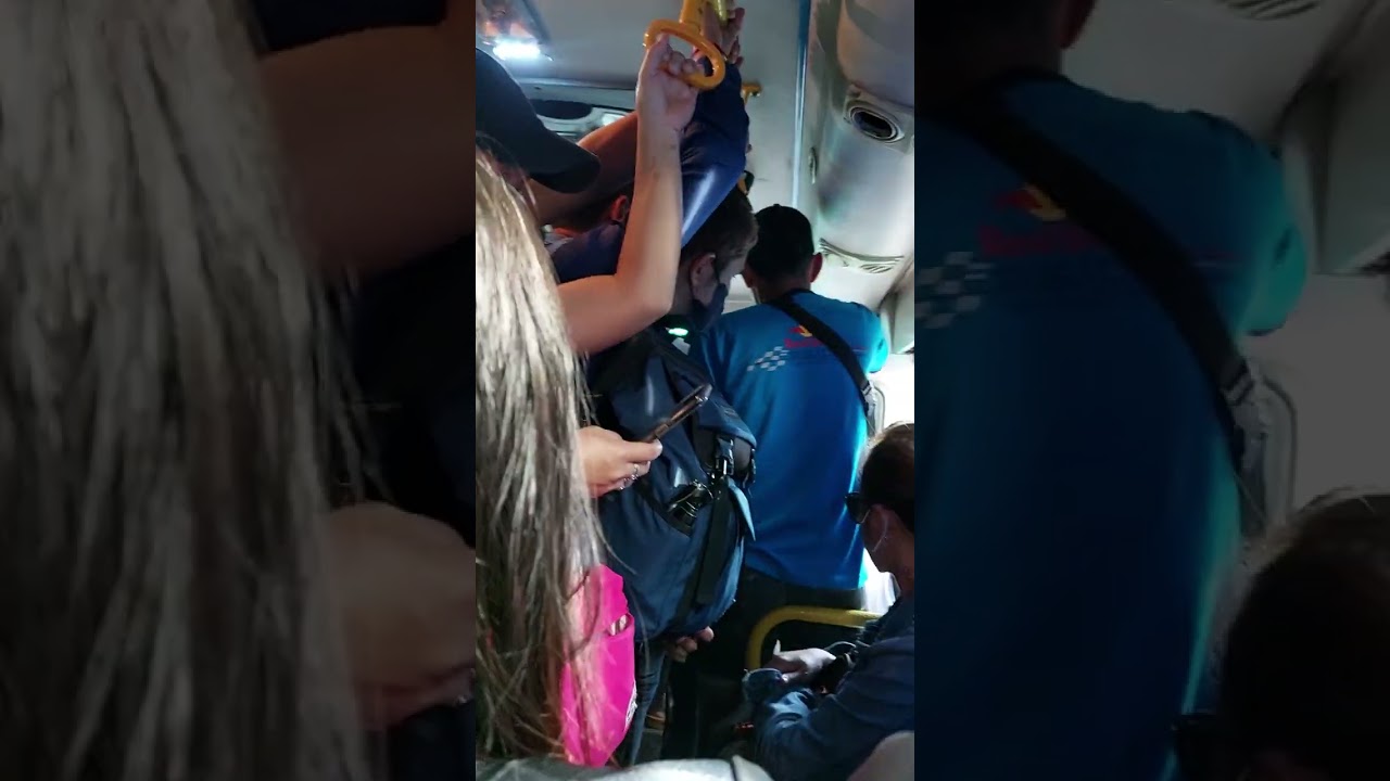 riding in a crowded bus like this is so annoying #onlyinthephilippines #shorts #adm