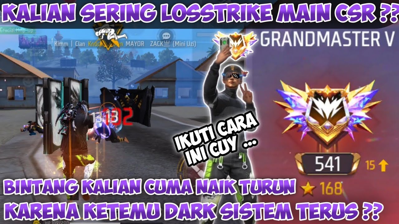 CARA PUSH GM CS RANKED || TIPS BUAT KALIAN YANG SERING LOSSTRIKE KETIKA MAIN RANDOM ‼️