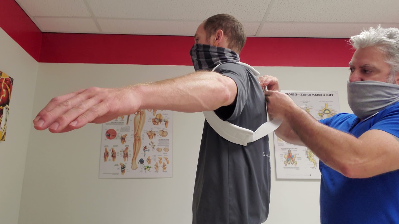 Applying a Clavicle Strap, Figure 8 Strap
