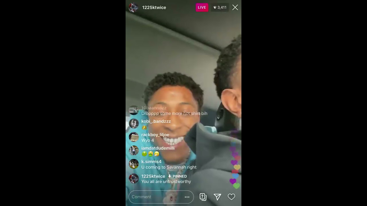 Nba youngboy on instagram live with big b going to herm house