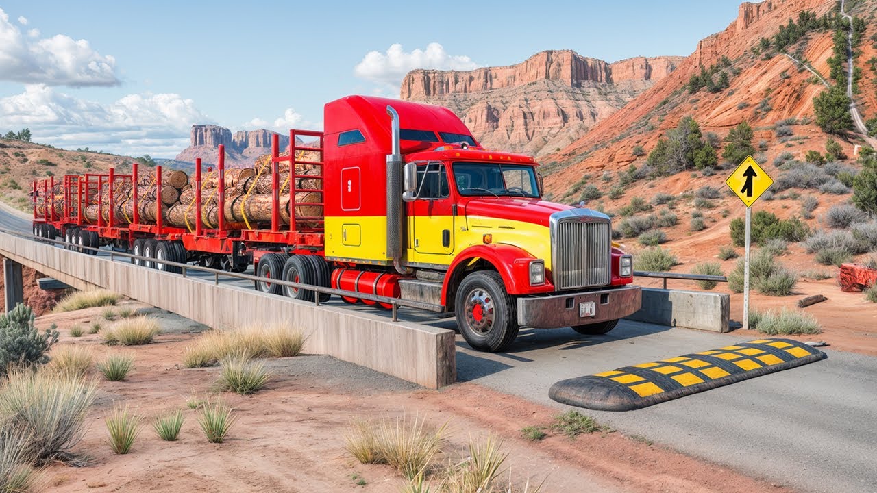 Trucks vs Speed Bumps SPECIAL #3 | BeamNG Drive | BNG-SpeedBump 🚧