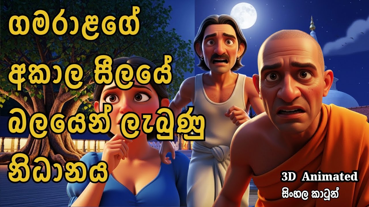 ගමරාළගේ අකාල සීලයේ බලයෙන් ලැබුණු නිධානය | #සිංහලකාටූන් #සිංහලකතන්දර #sinhalacartoon #lamakathandara