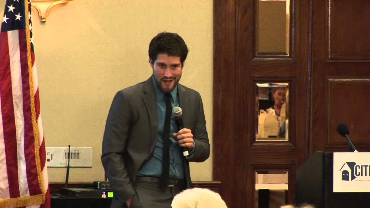 Yael Ossowski speaks at at Citizen Watchdog Event