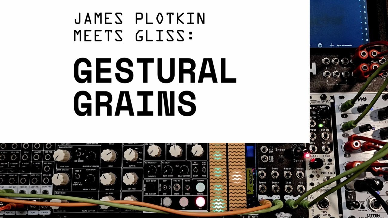 James Plotkin Meets Gliss: Gestural Grains