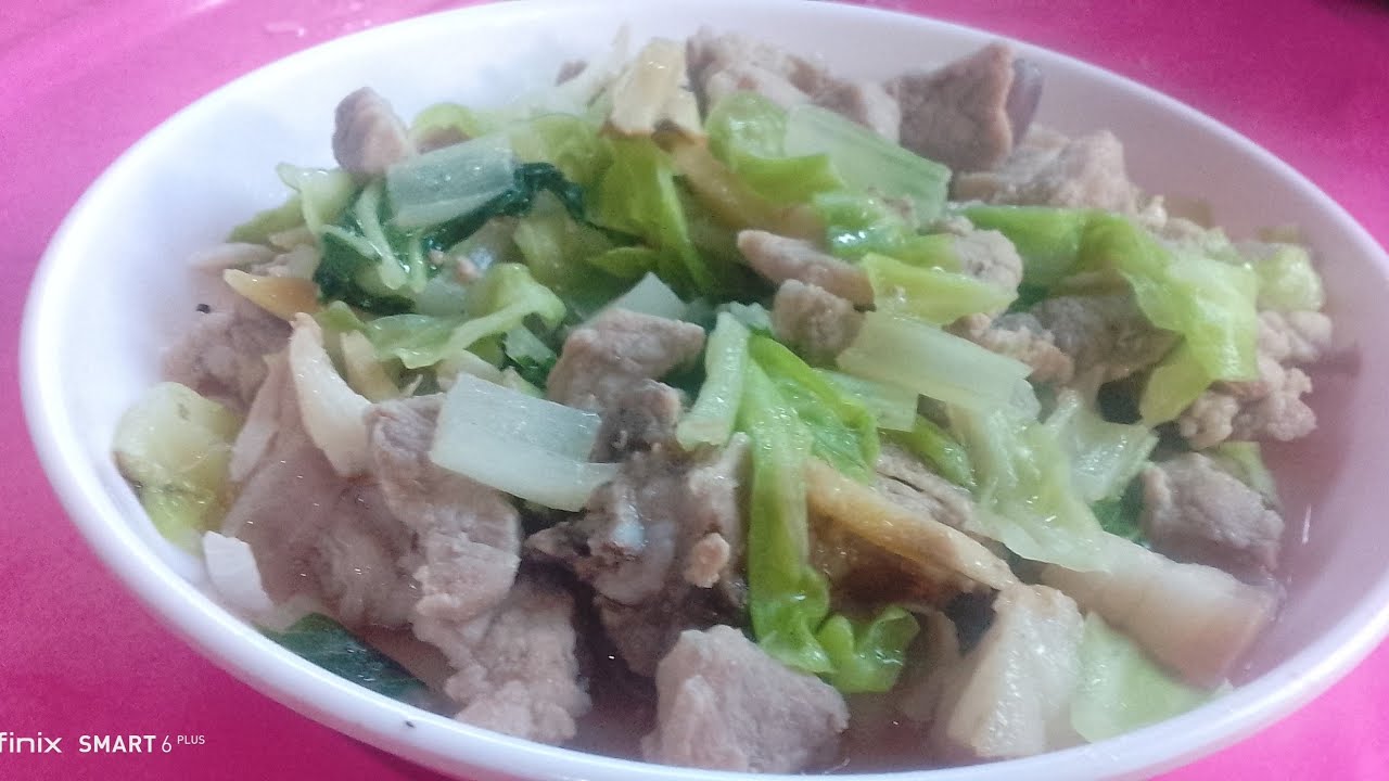 Ginisang Pork with Pechay||Filipino style 