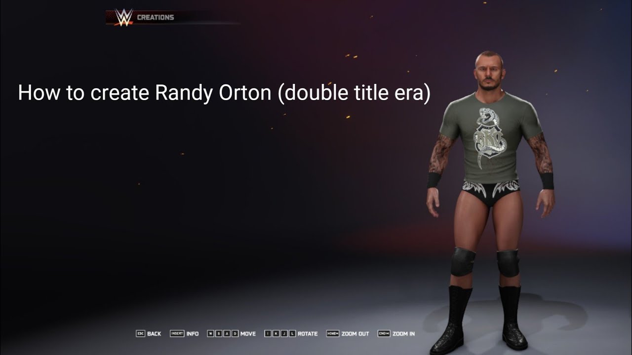 How to create Randy Orton '13-'14 in WWE 2K25 (offline)