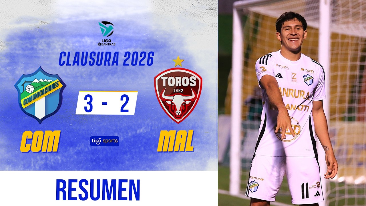 COMUNICACIONES DISFRUTA OTRA VICTORIA | Comunicaciones 3-2 Malacateco | Resumen Completo