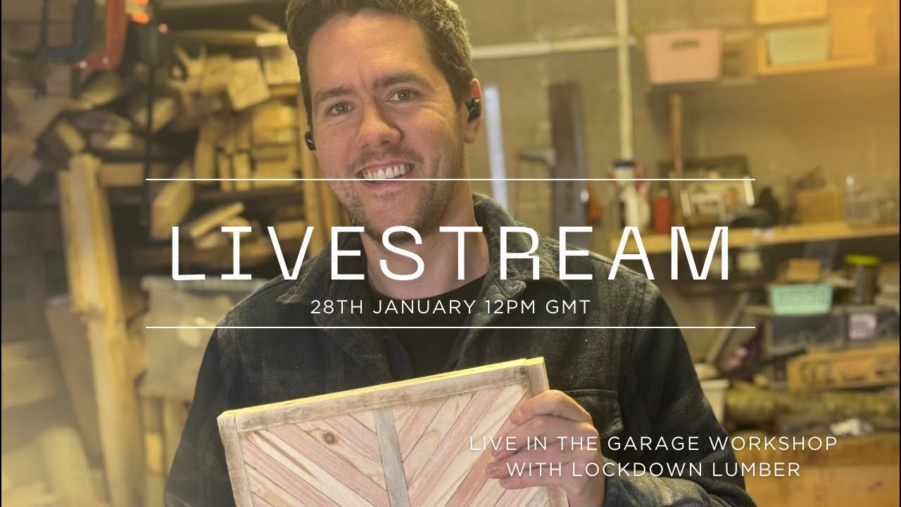 Workshop Wednesday LIVE | Reclaimed Wood Furniture & New Project