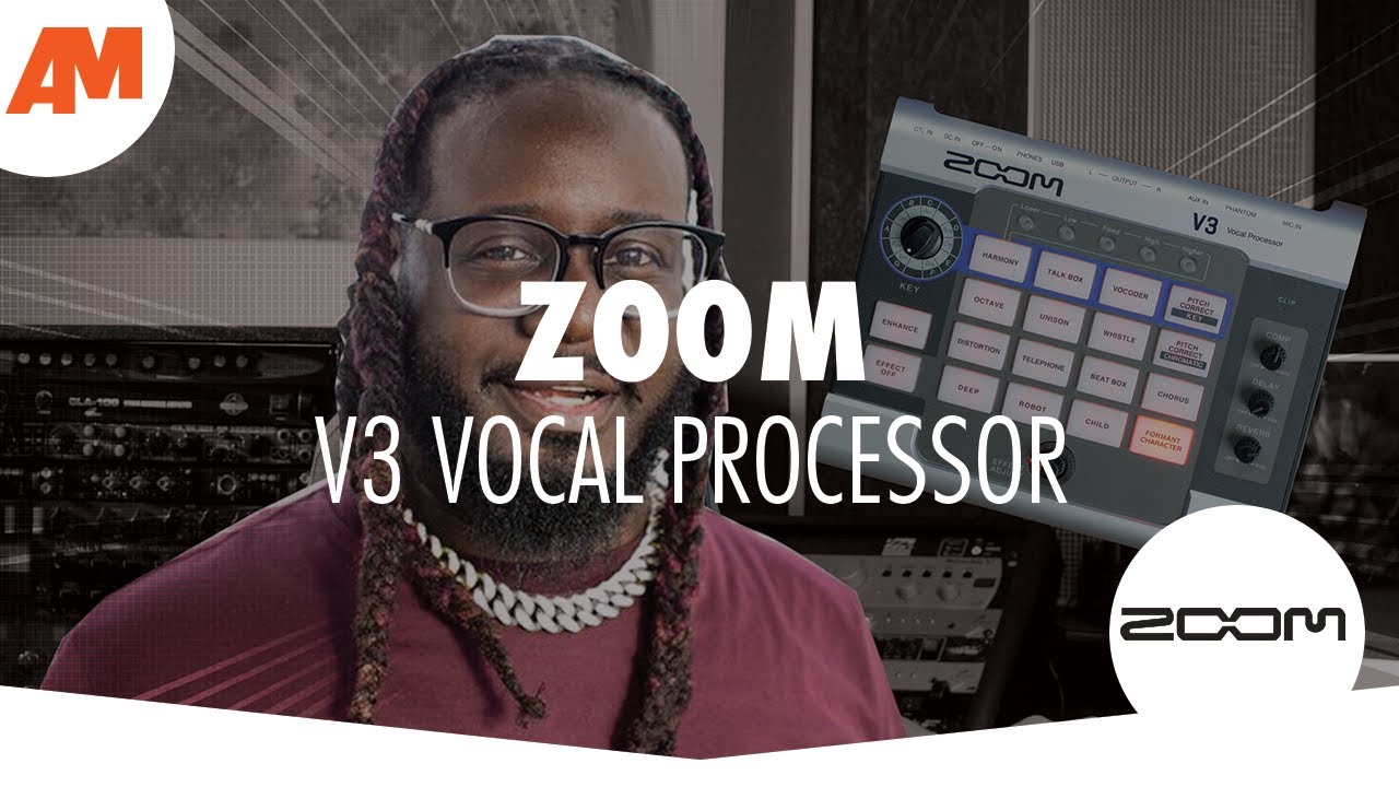ZOOM V3: Vocal Effects Processor (T-PAIN/BON IVER SOUND ON A BUDGET!?!?)